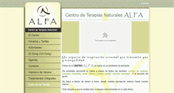 Desktop Screenshot of centroalfa.es