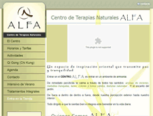 Tablet Screenshot of centroalfa.es